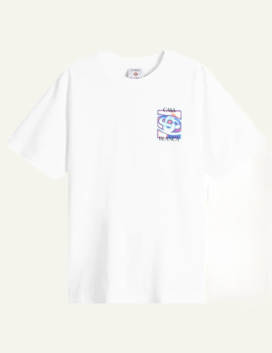 Casablanca map Icon T-Shirt White front view