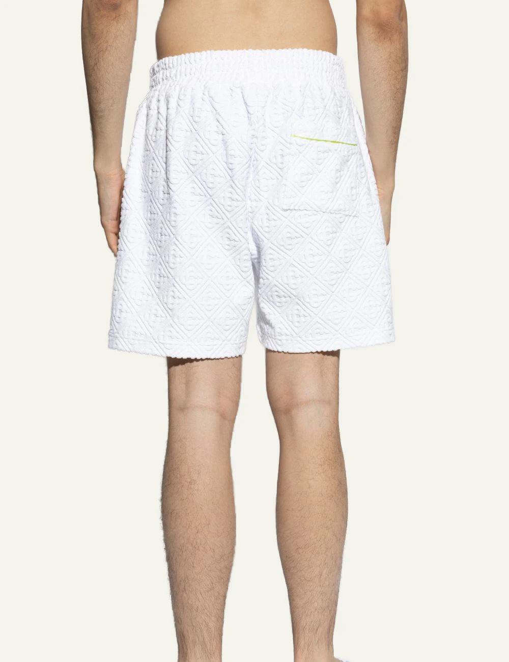 Casablanca Monogram Short white back view