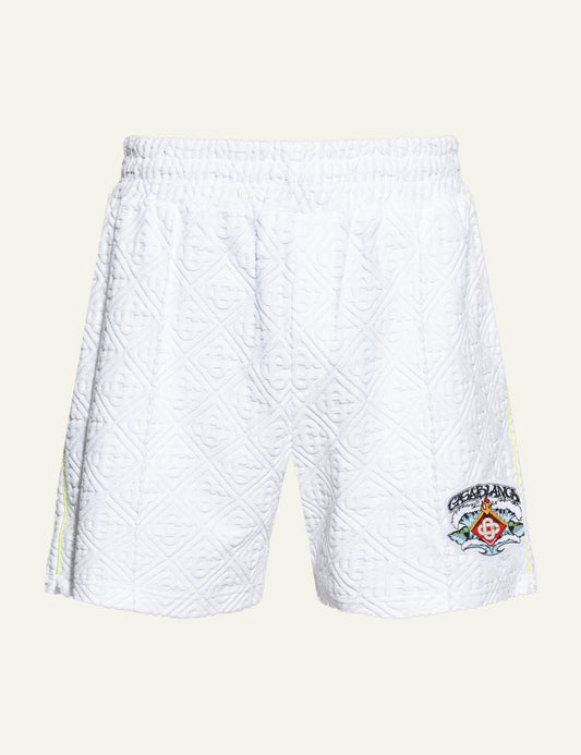 Casablanca Monogram Short white front view