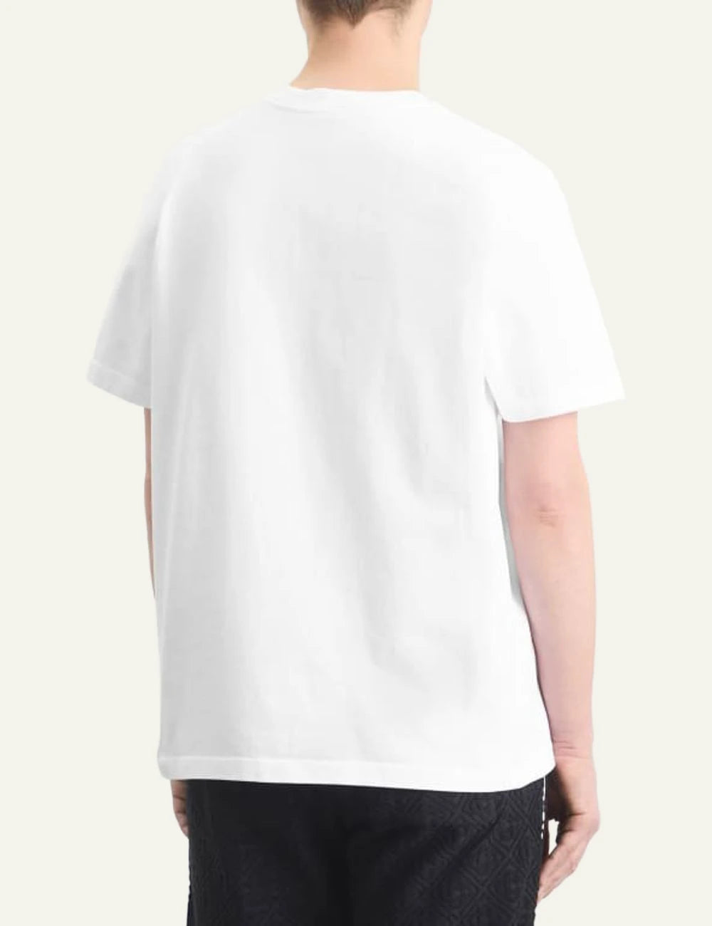 Casablanca Tennis Club Icon T-Shirt White back view