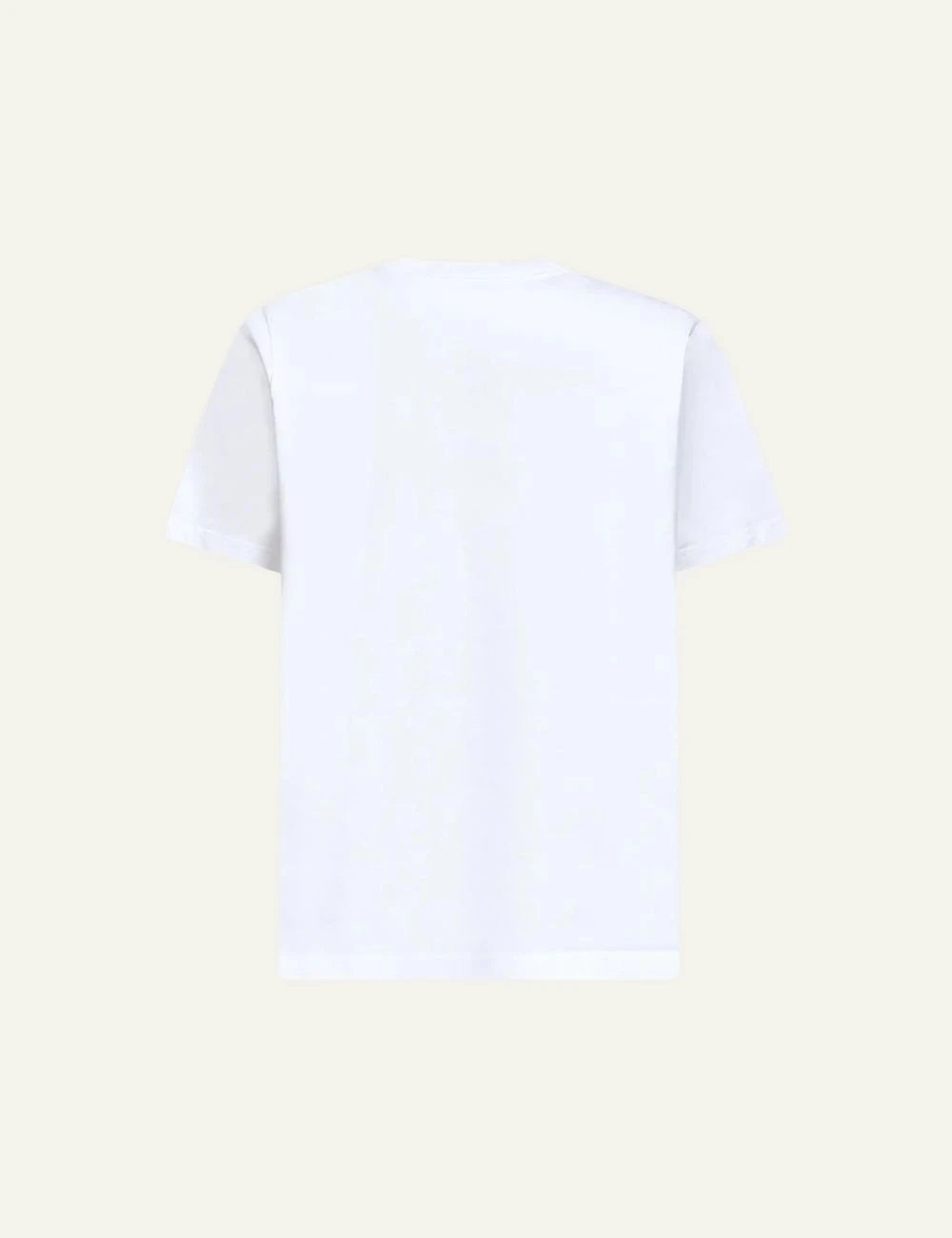 casablanca volcano graphic t shirt white cotton front print back view