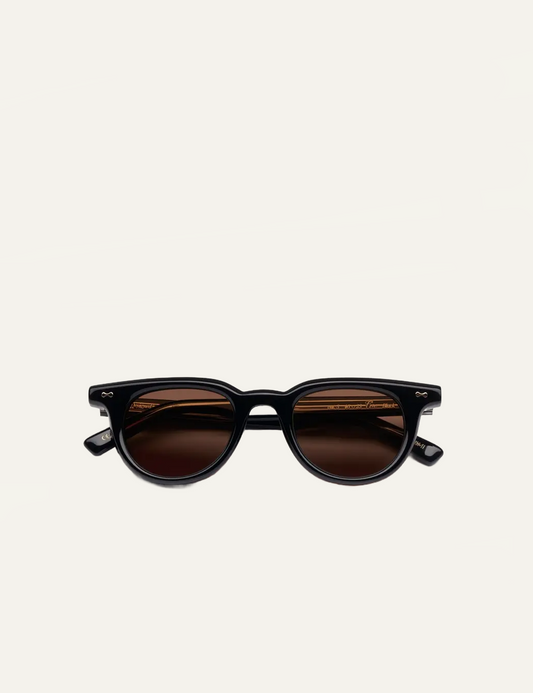 Chimi Aviator Sunglasses Honey Brown Lens Front View