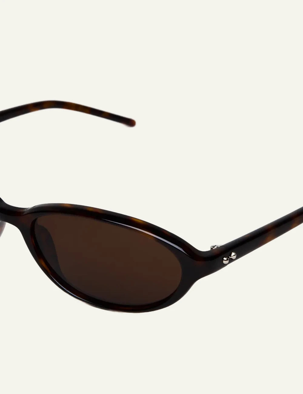 Chimi Rectangular Sunglasses Black Black Lens side View details