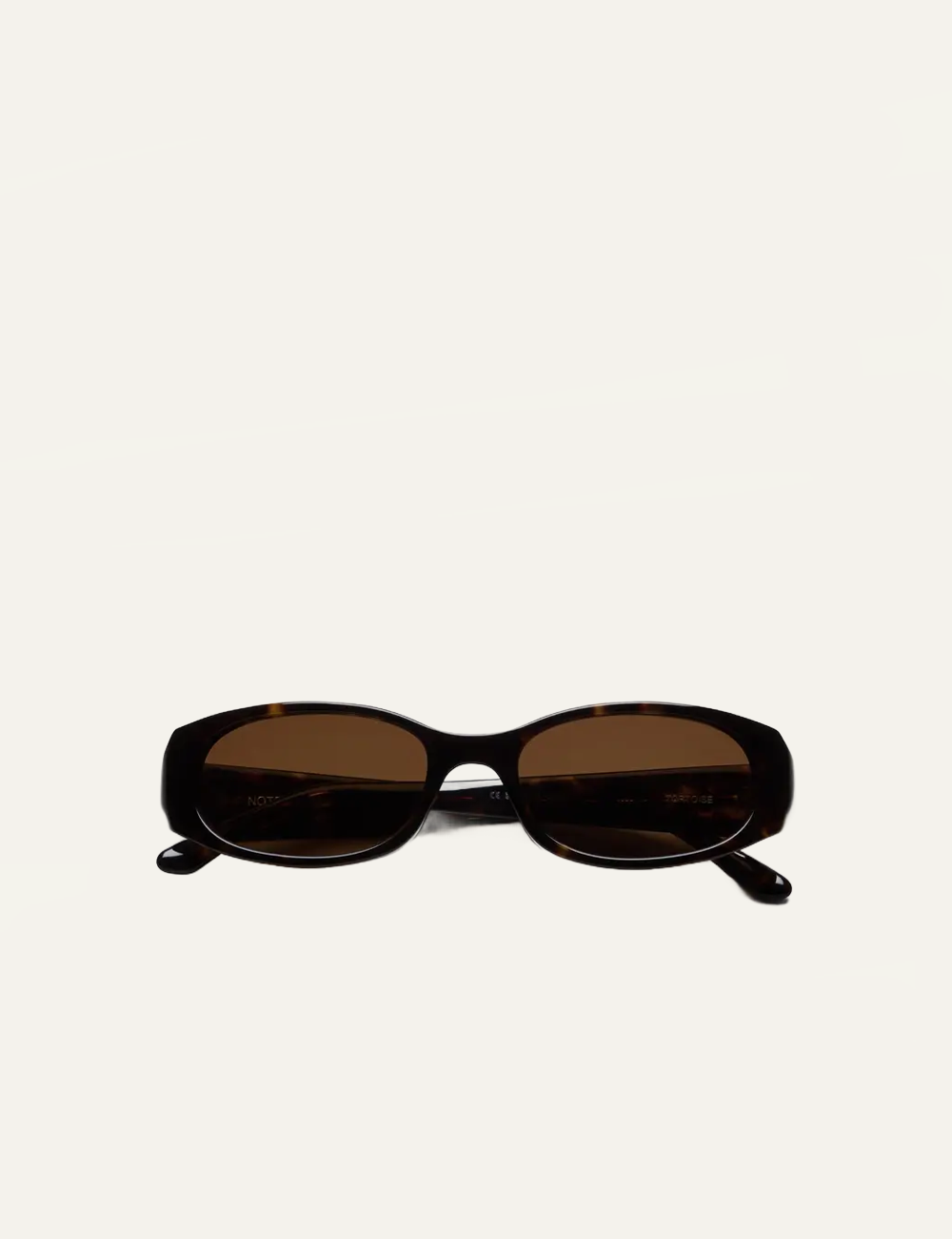 Chimi Slim Sunglasses Tortoise Brown Lens Front View
