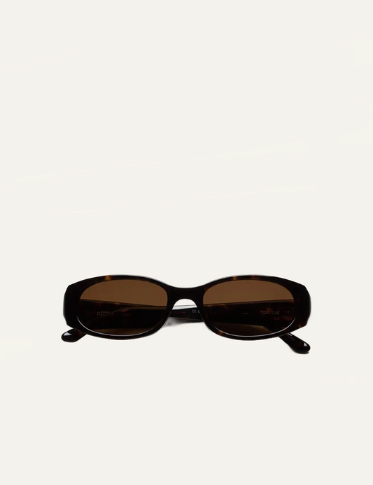 Chimi Slim Sunglasses Tortoise Brown Lens Front View