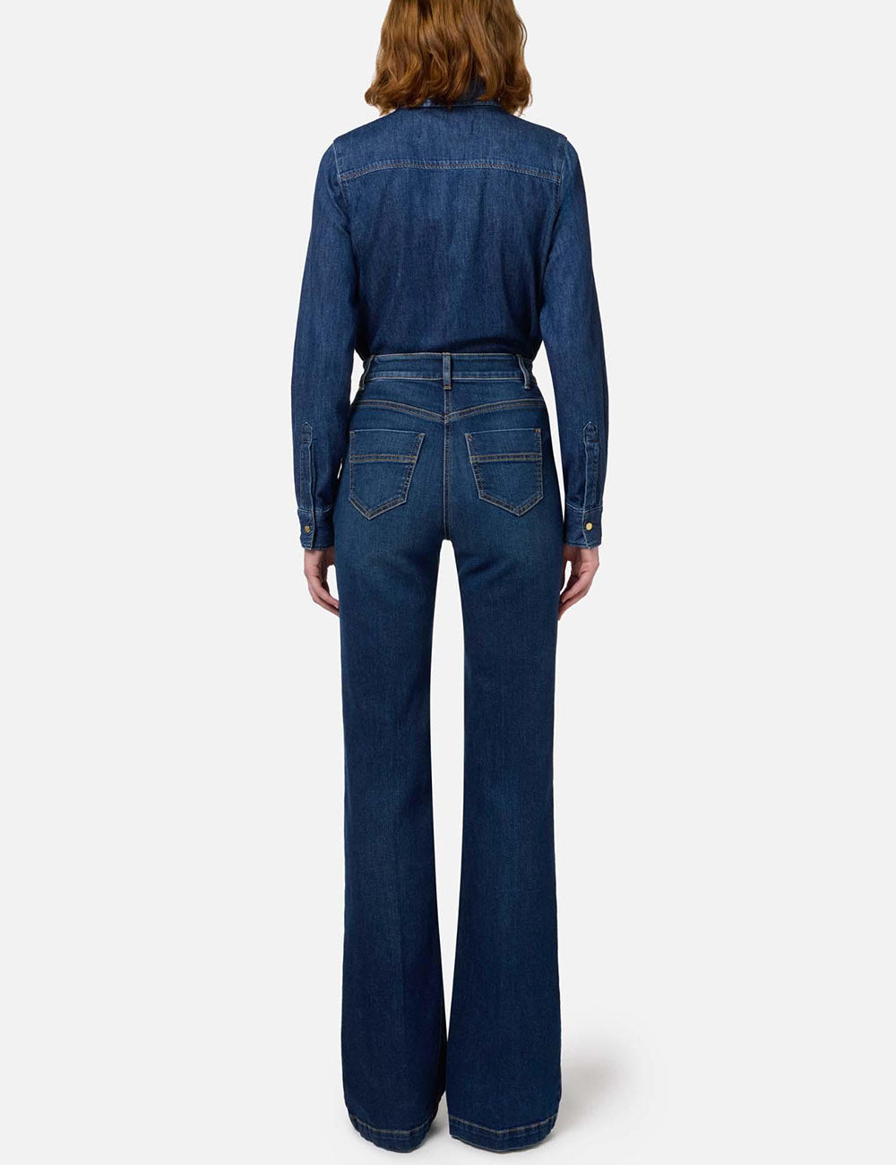 ELISABETTA FRANCHI ΠΟΥΚΑΜΙΣΟ DENIM SHIRT ELISABETTA FRANCHI