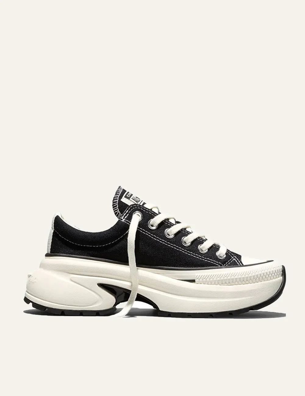 converse all star unisex run star crush black canvas platform sneakers