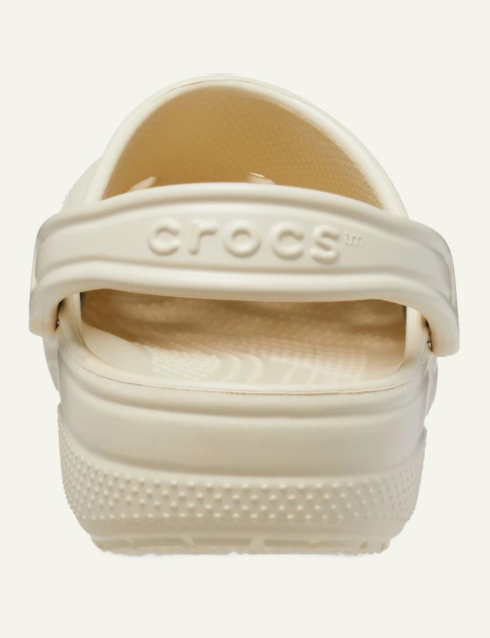 crocs classic clog bone back view