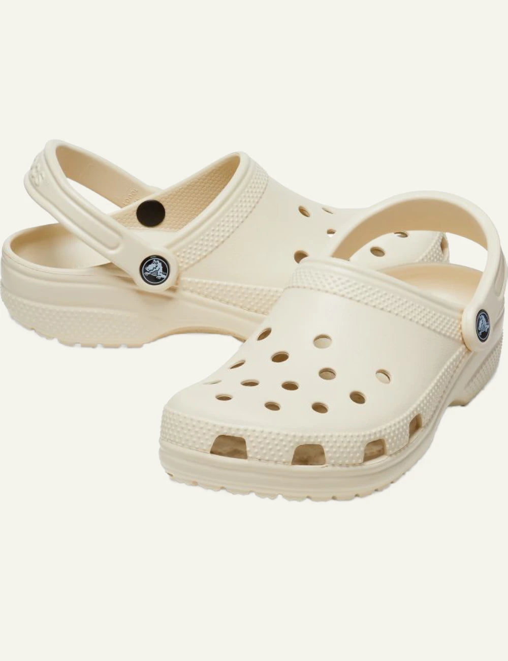 crocs classic clog bone angled view