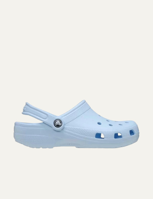crocs classic clog light blue side view