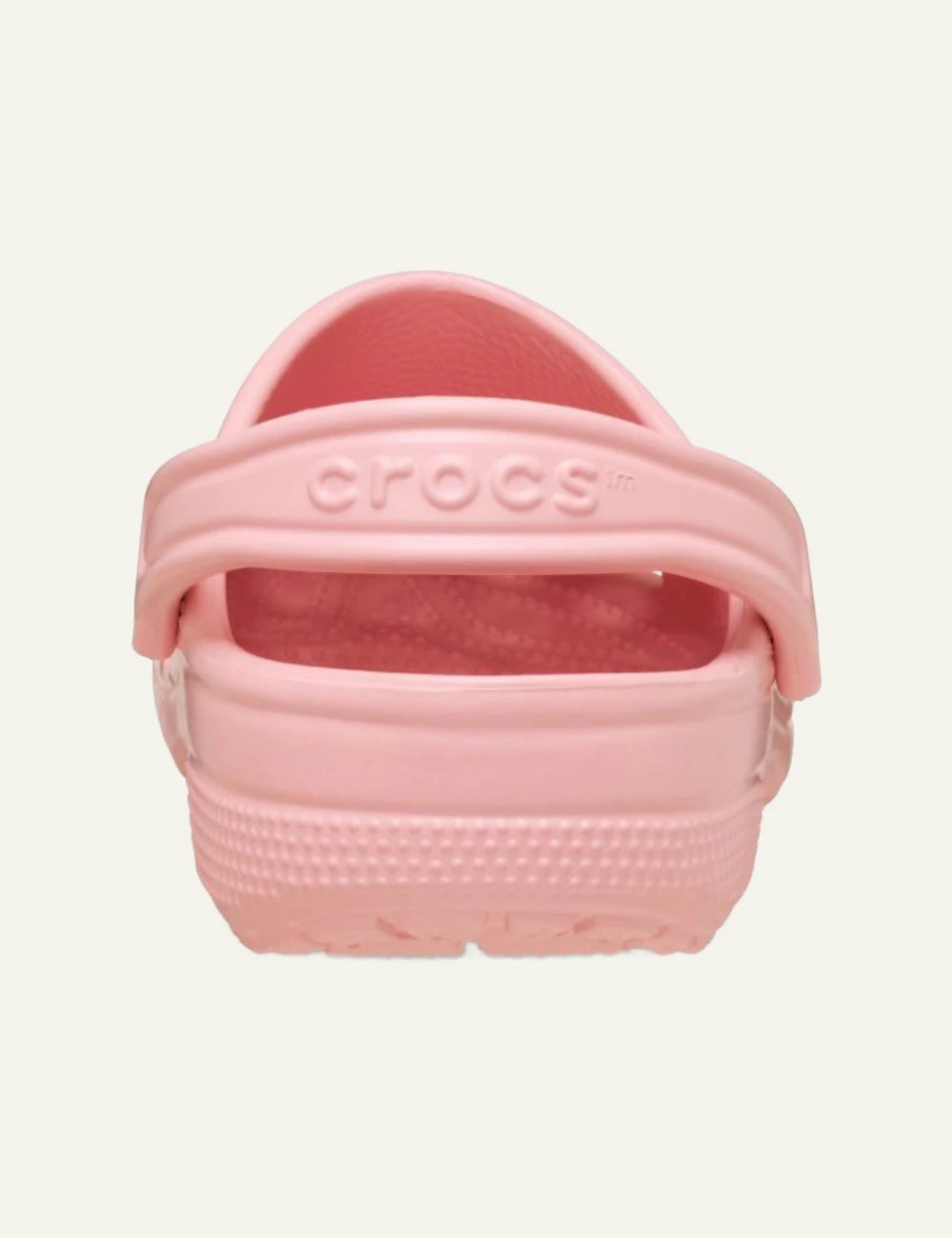 crocs classic clog pink back view