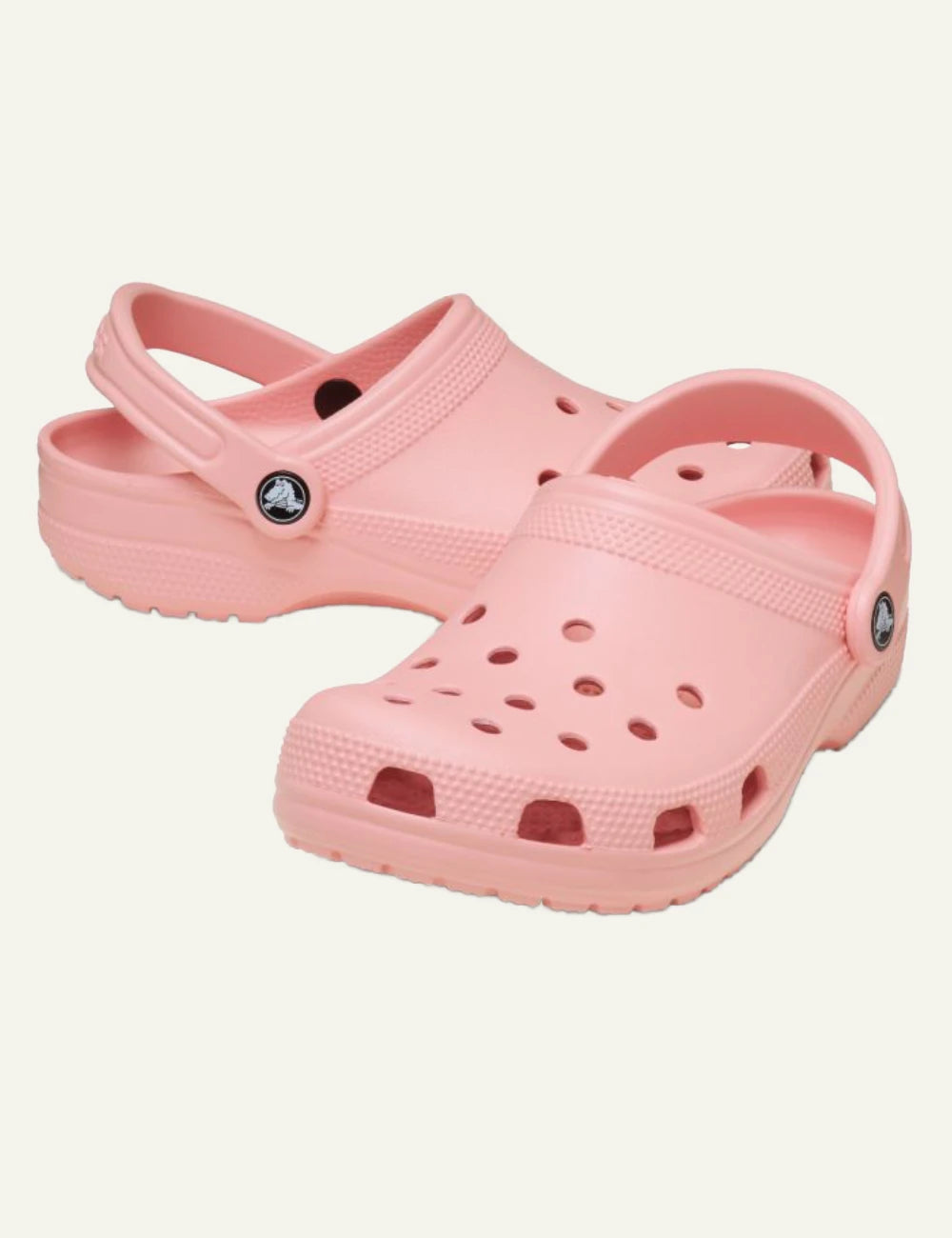 crocs classic clog pink profile view