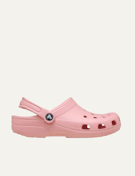 crocs classic clog pink side view