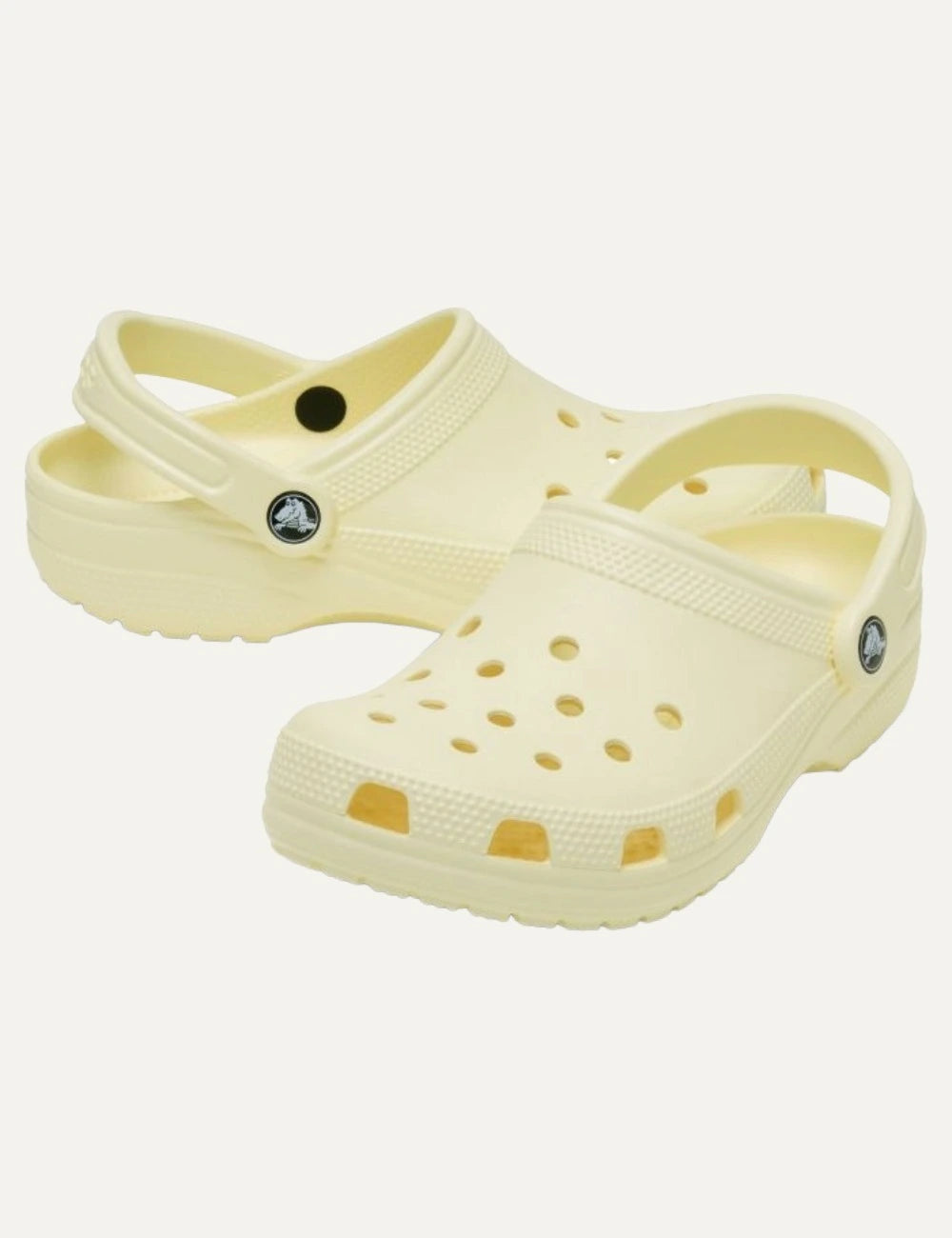 crocs classic clog yellow pair