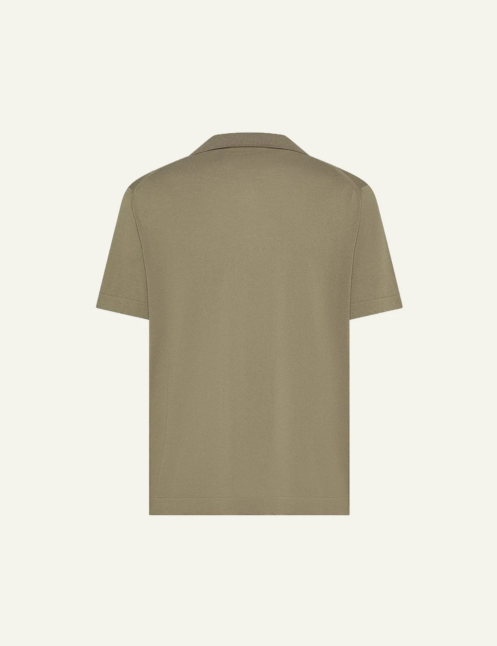 Cruna Levante beige knit polo back view