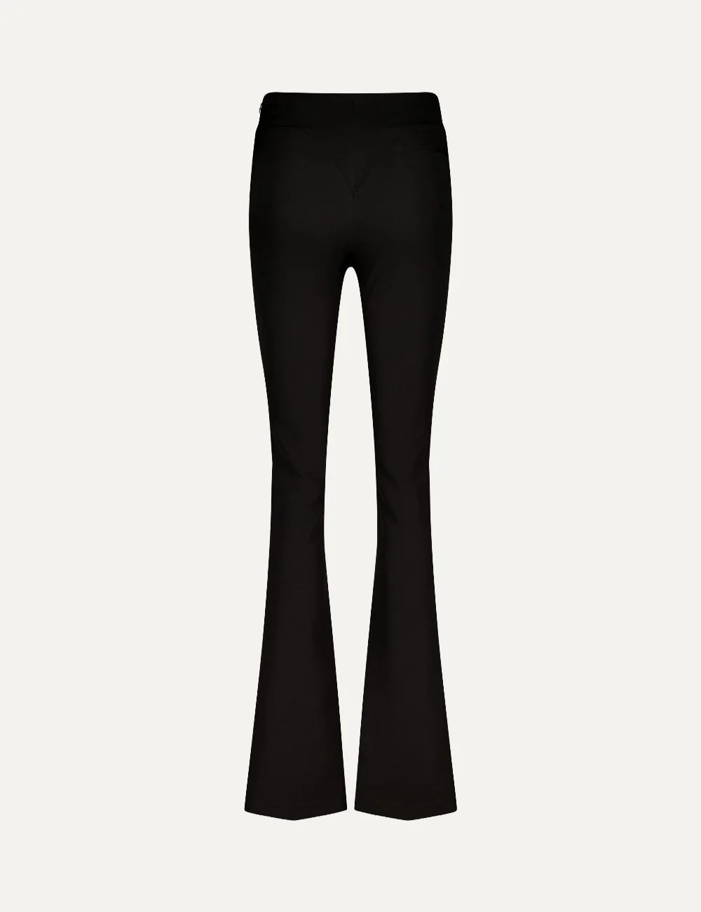 Daname Women’s Black Flared Tailored Pants back view