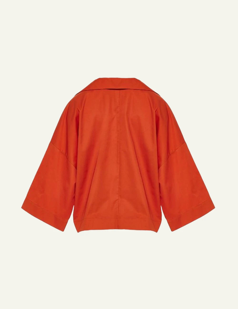 Devotion Twins Fable blouse dark orange cotton loose fit back view