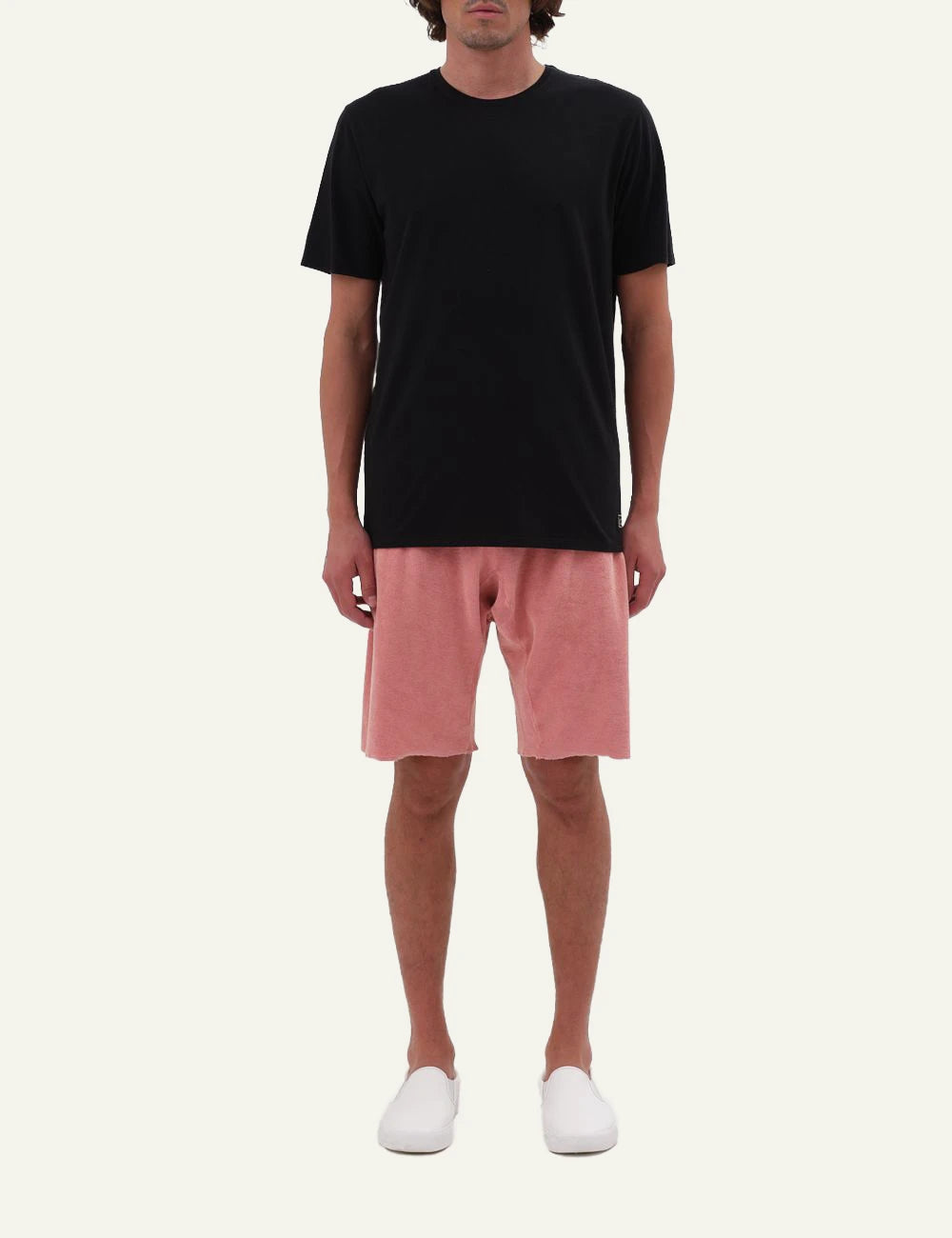 Dirty Laundry black t-shirt relaxed fit front full body view