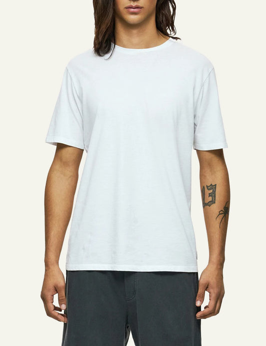 Dirty Laundry light grey t-shirt relaxed fit front model view