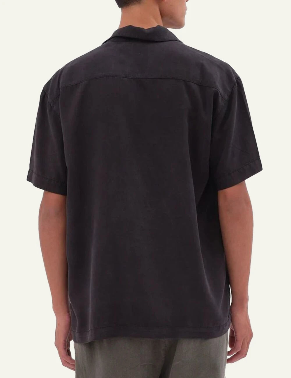 Dirty Laundry lightweight Byron shirt black back look