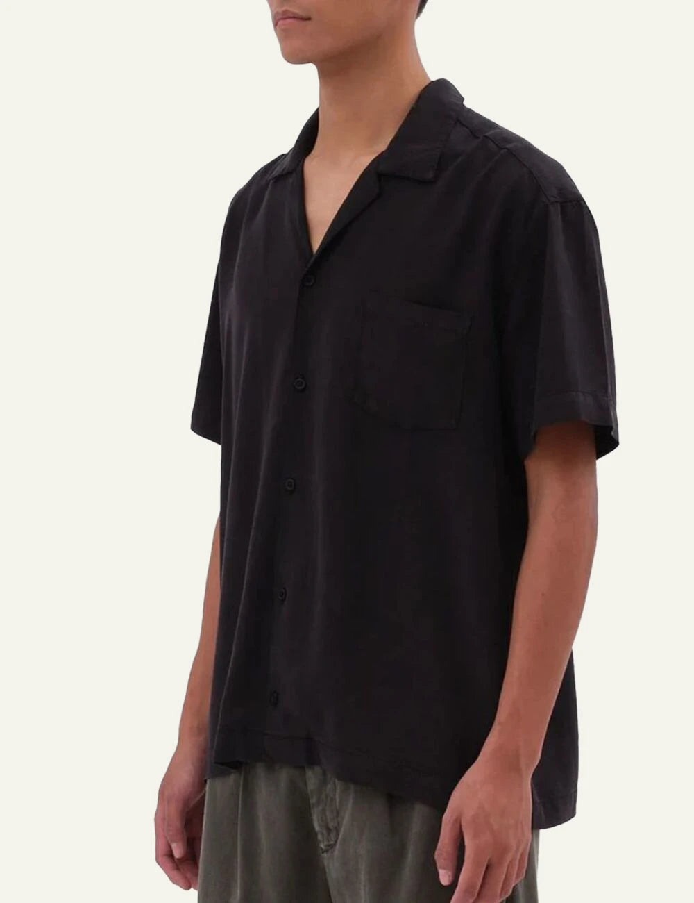 Dirty Laundry lightweight Byron shirt black side look