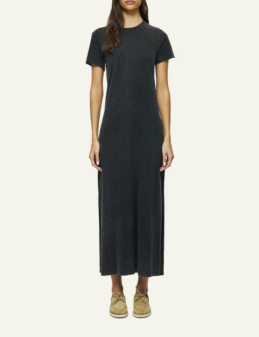 Dirty Laundry maxi t-shirt dress vintage black front look