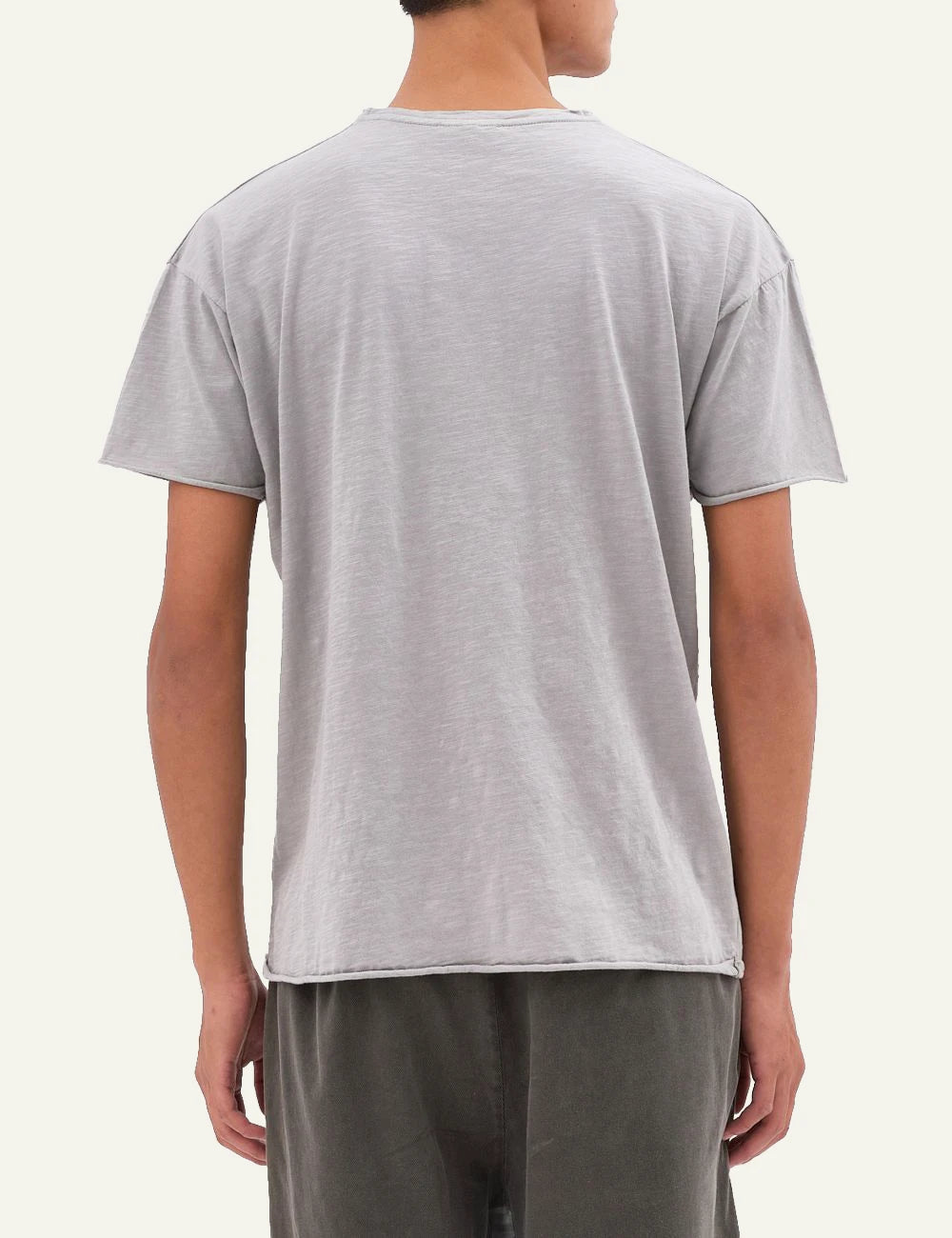 DIRTY LAUNDRY RELAXED SLEEVES T-SHIRT VINTAGE GREIGE