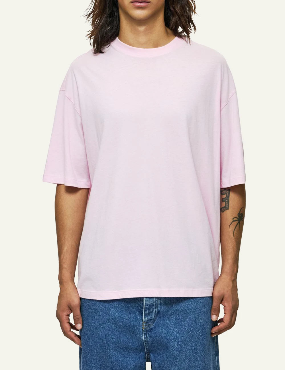 Dirty Laundry oversized t-shirt bubblegum front look