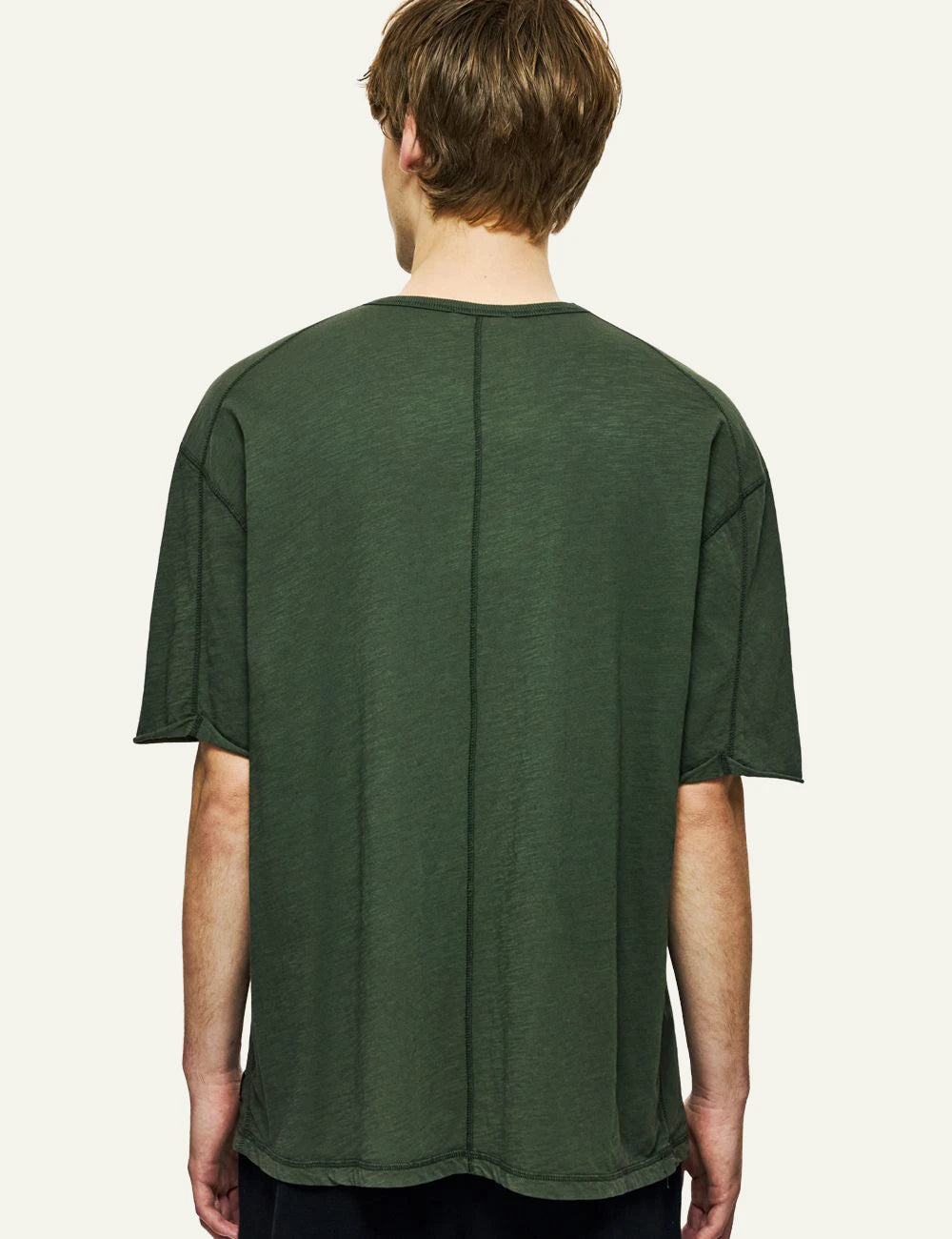 Dirty Laundry oversized t-shirt khaki back look
