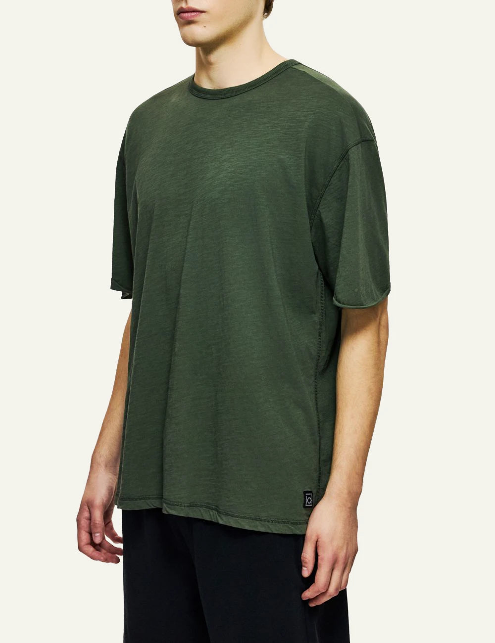Dirty Laundry oversized t-shirt khaki side look