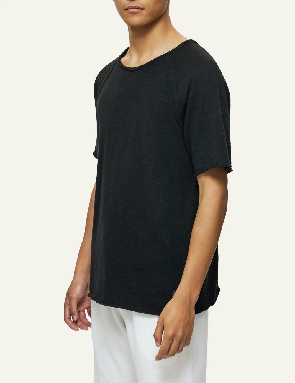Dirty Laundry raglan t-shirt black side look