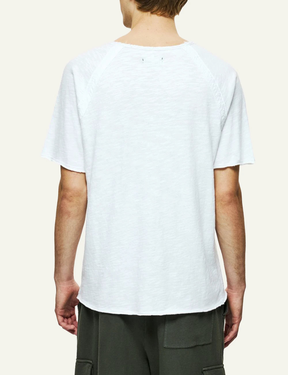 Dirty Laundry raglan t-shirt white back look