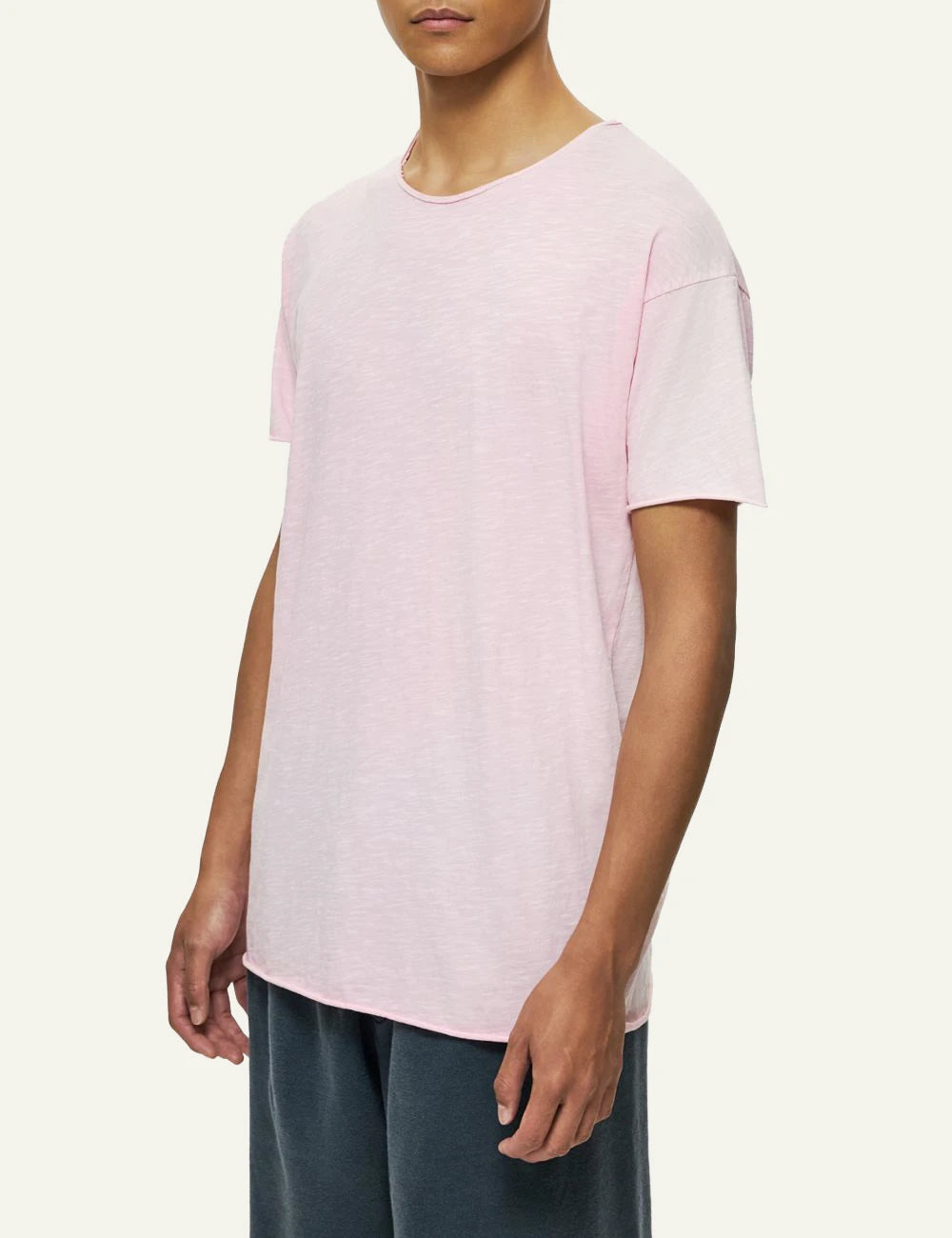 Dirty Laundry relaxed sleeves t-shirt bubblegum side look