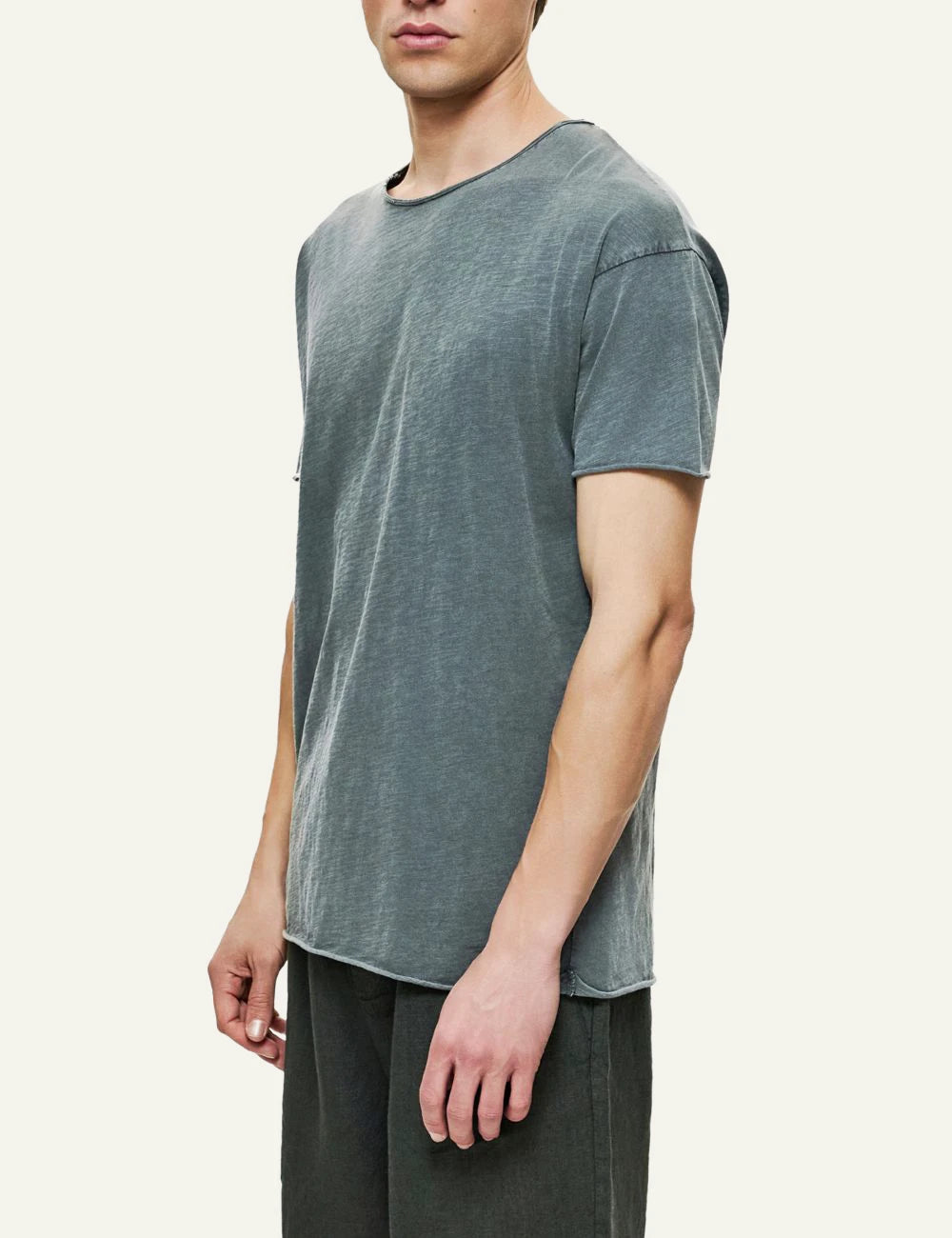 Dirty Laundry relaxed sleeves t-shirt vintage grey side look