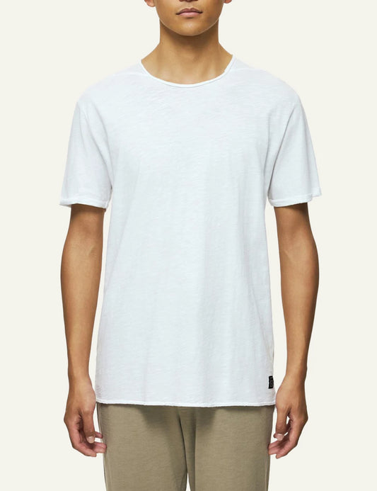 Dirty Laundry roundneck detailed t-shirt white front look