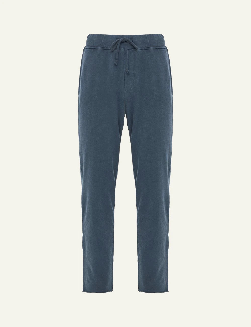 Dirty Laundry mple cotton jogger pants with drawstring waist and raw hem front view