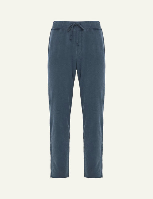 Dirty Laundry mple cotton jogger pants with drawstring waist and raw hem front view