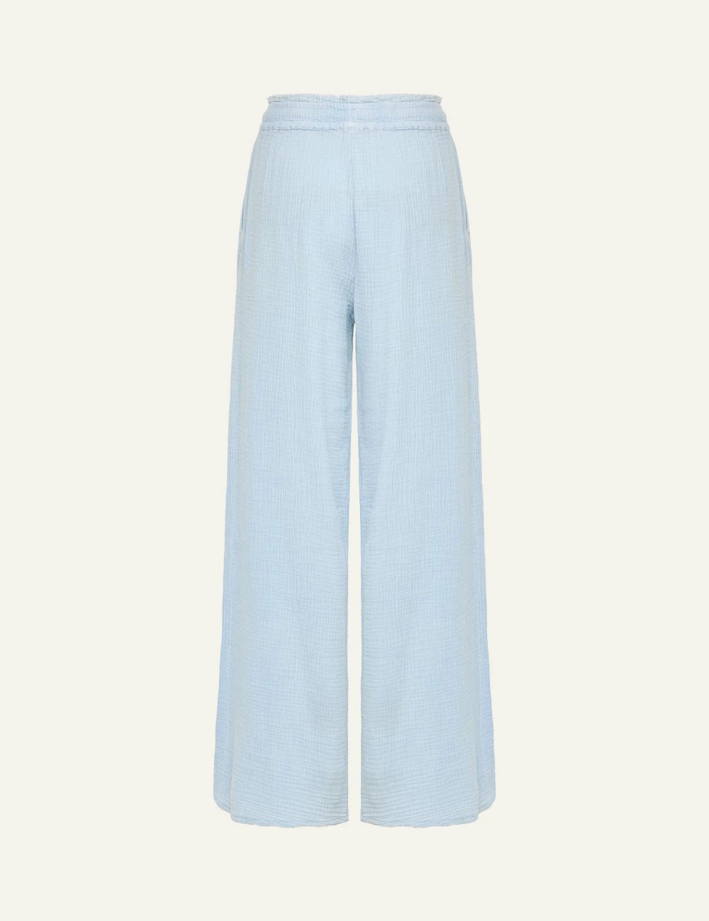 Dirty Laundry siel wide leg pants with textured fabric back view