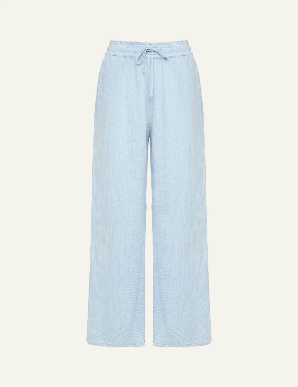 Dirty Laundry siel wide leg pants with textured fabric front view