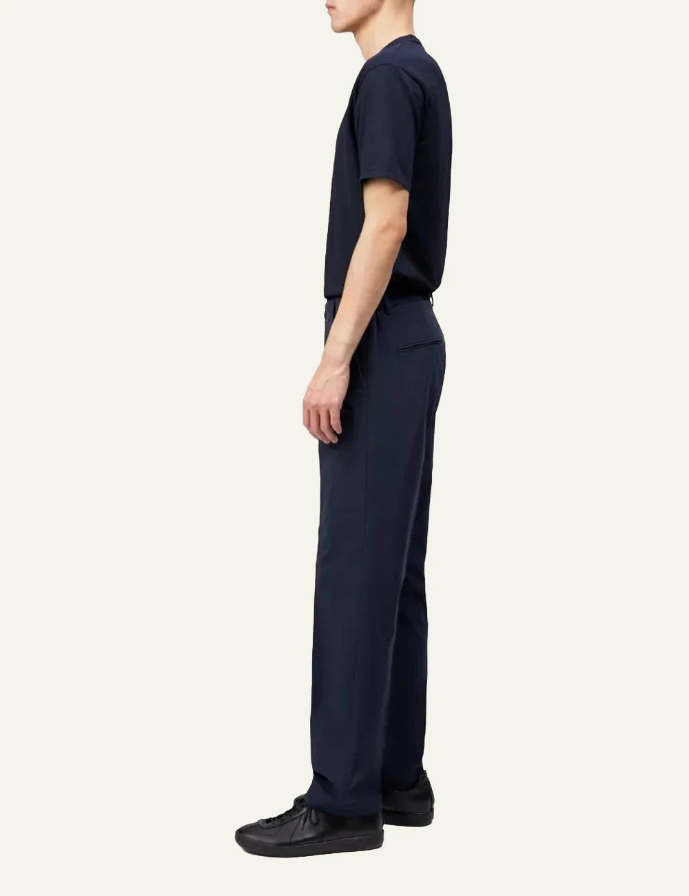 Drykorn AJEND RGLR SK tailored pants navy tapered regular fit side view