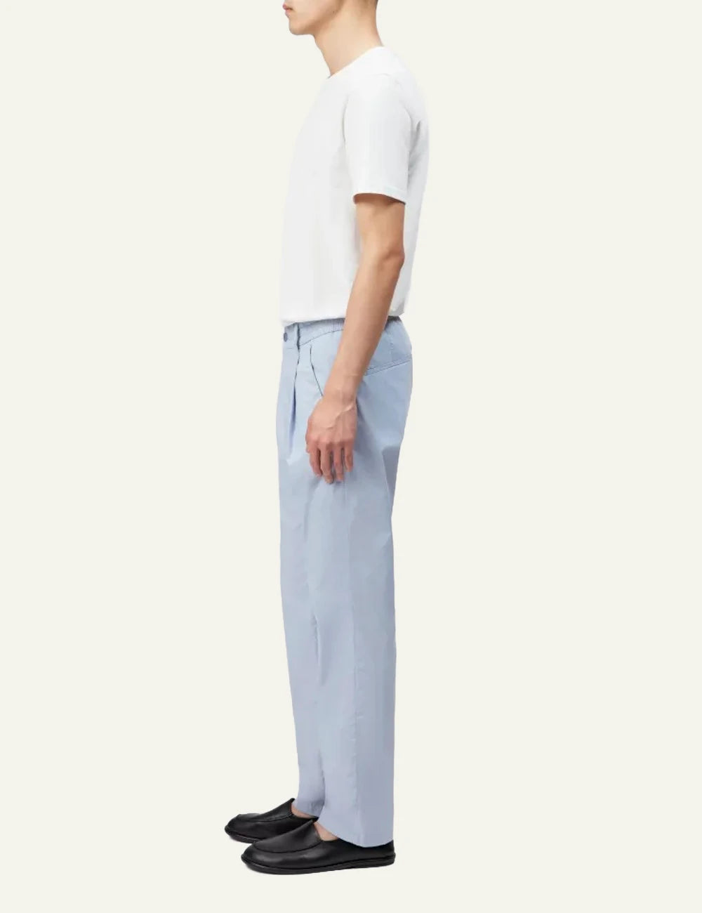 Drykorn Chasy RGLR pants grey tapered regular fit side view