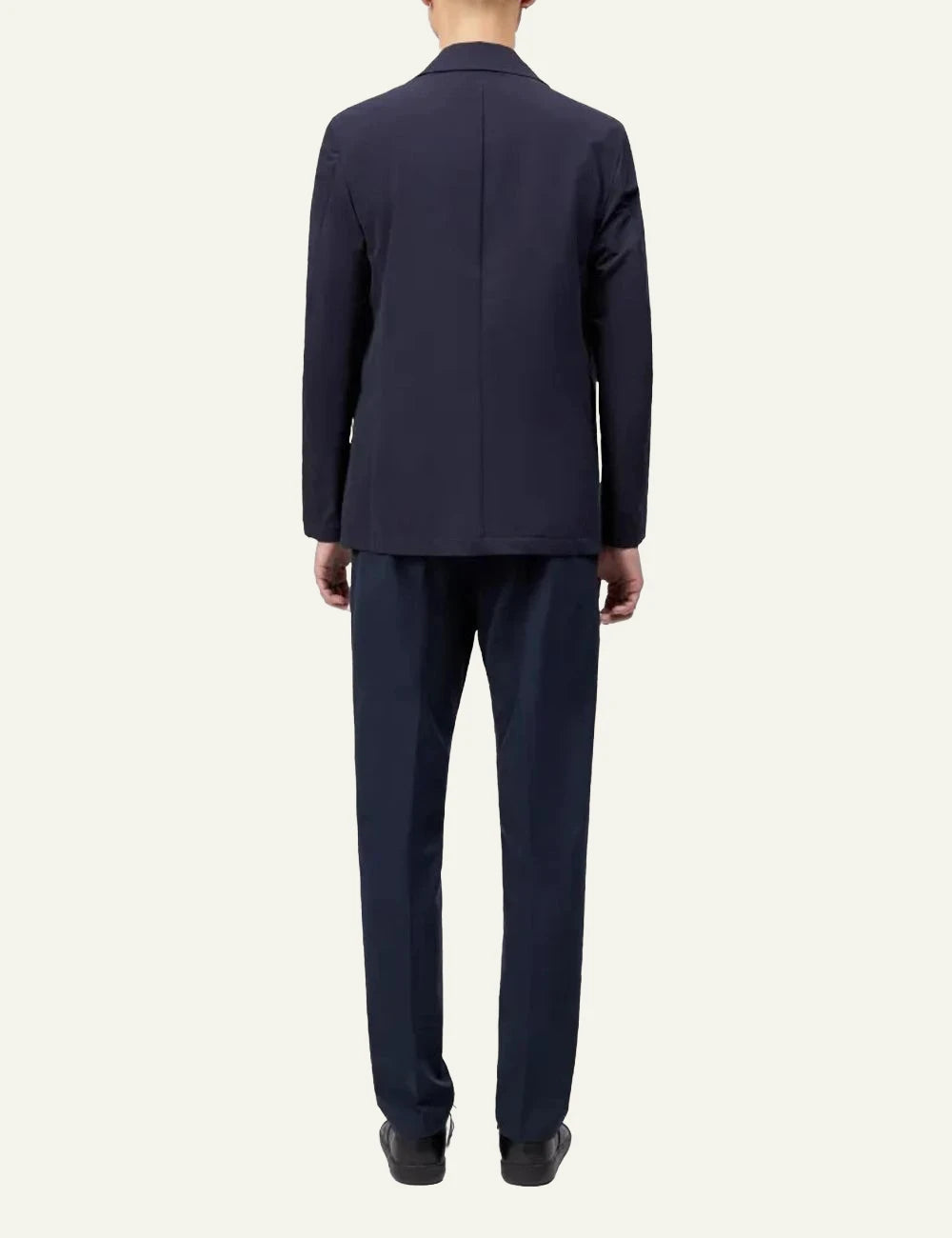 Drykorn NOLEN blazer navy relaxed fit single button back view