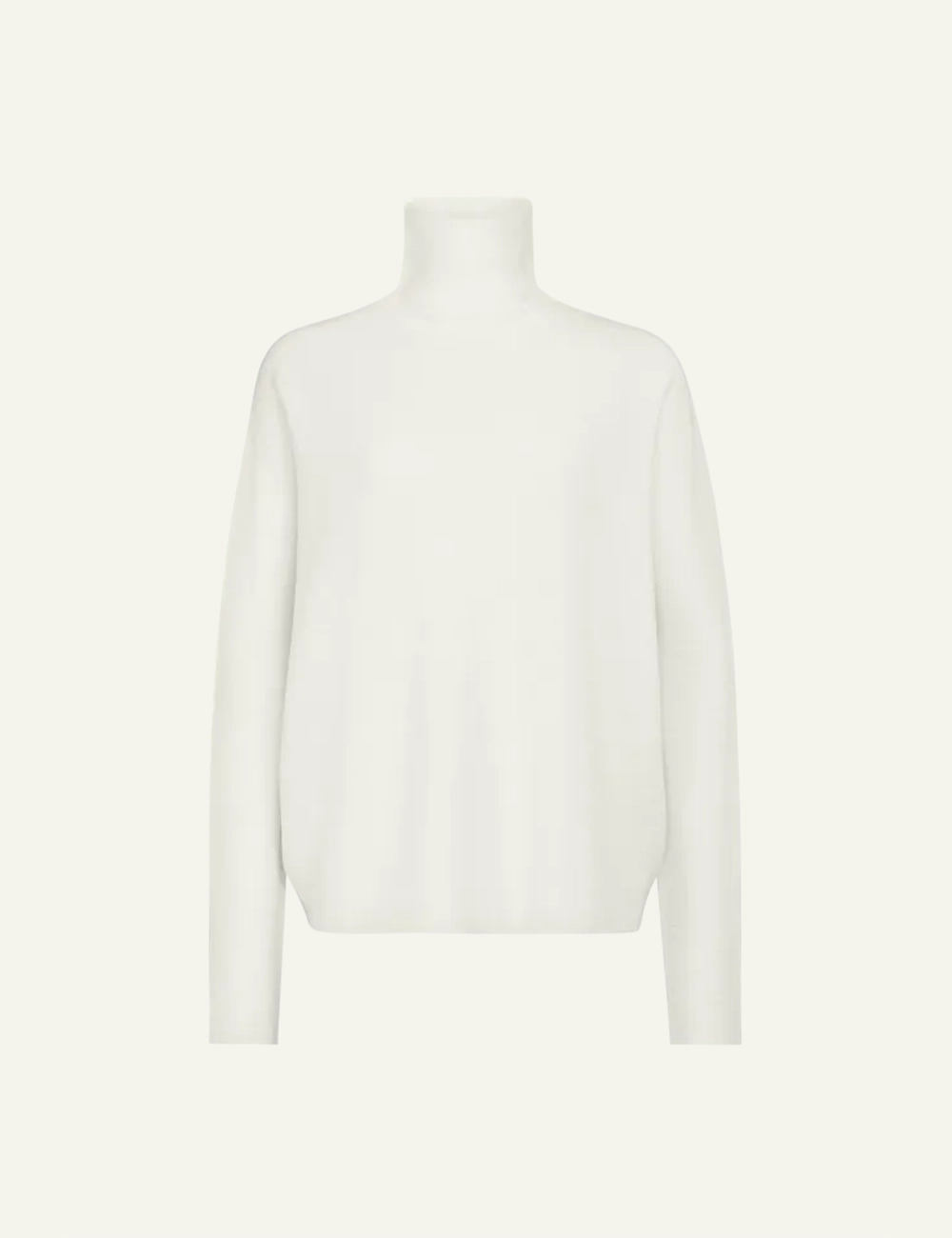 Women's DRYKORN Liora oversized merino wool turtleneck sweater in ivory