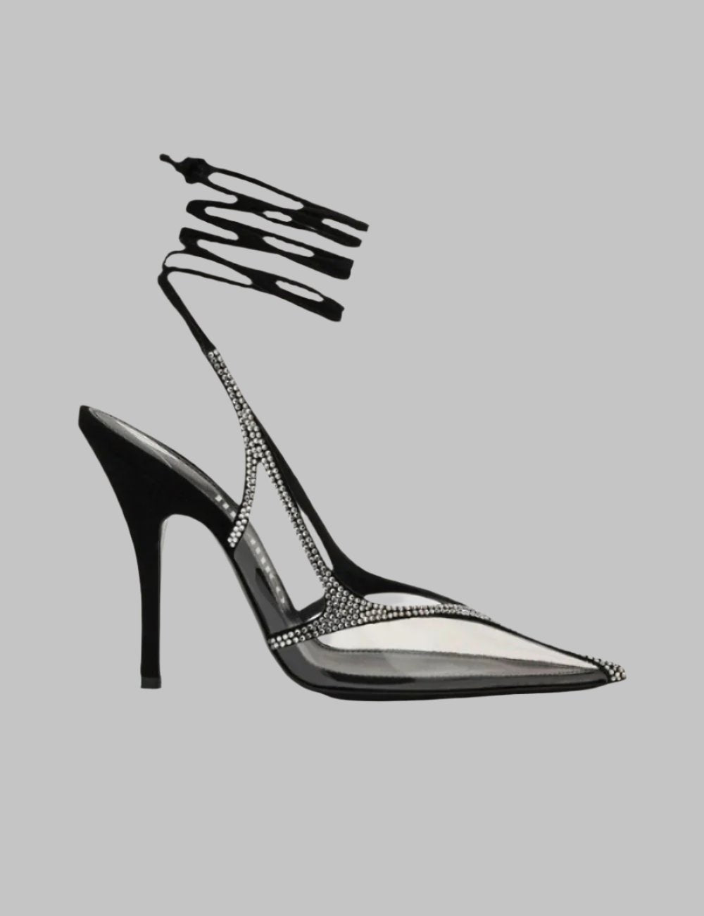 THE ATTICO VENUS CHROME SLINGBACK THE ATTICO