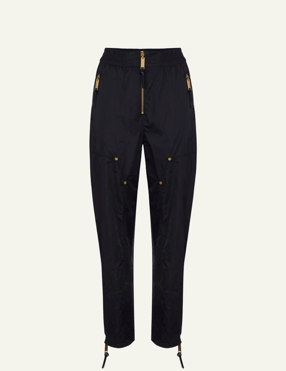 Elisabetta Franchi PA16461E2 trousers voile black front full