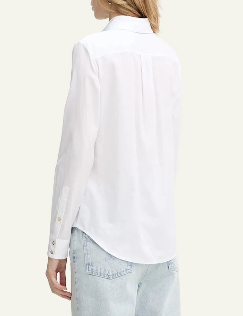Elisabetta Franchi white shirt back view