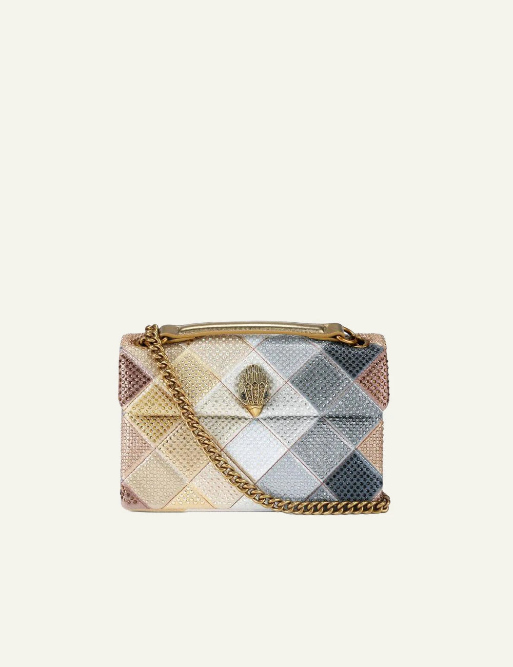 Kurt Geiger London Medium Kensington sequin bag front view