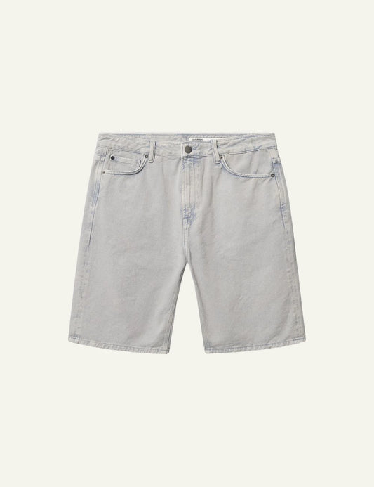Gabba Antiq shorts rigid twill light grey front flat view