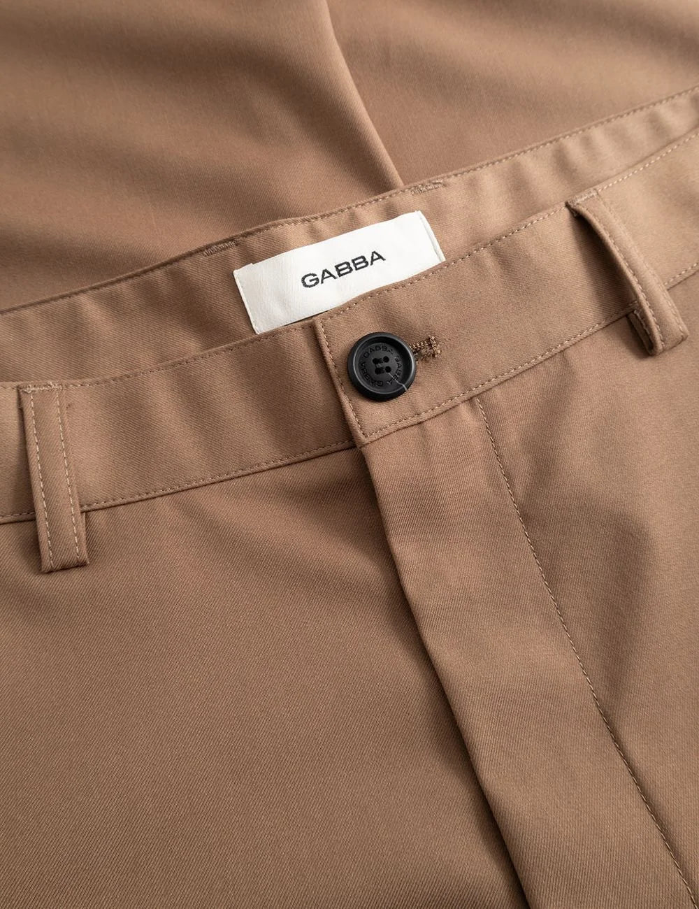Gabba Bjoe Turnup Fin Pant Camel Tapered Fit Front detail View