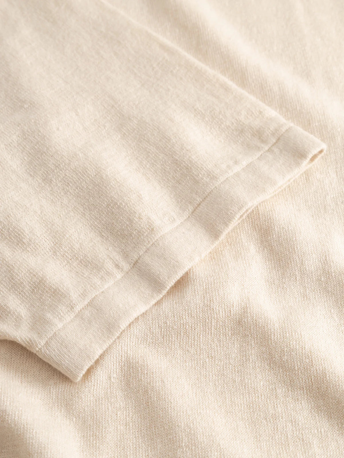 Gabba Dush SS knit t-shirt beige pocket front detail view